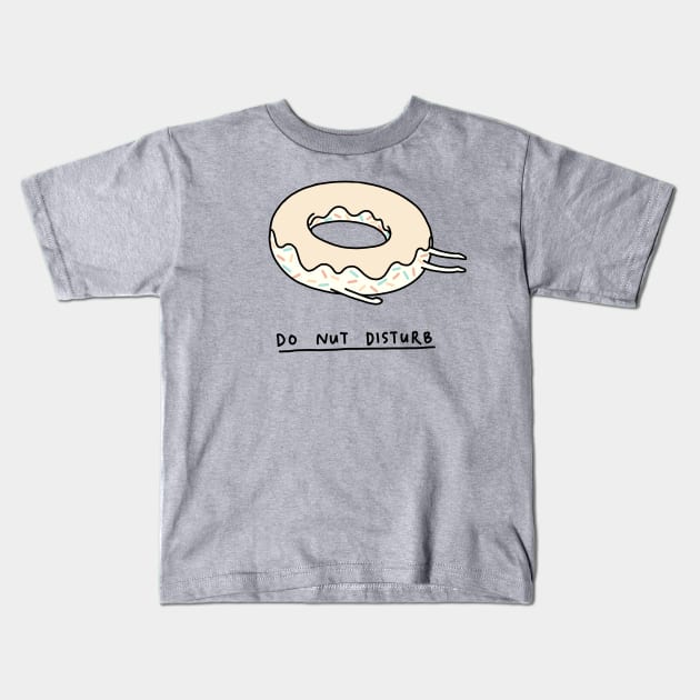 Donut disturb Kids T-Shirt by ilovedoodle